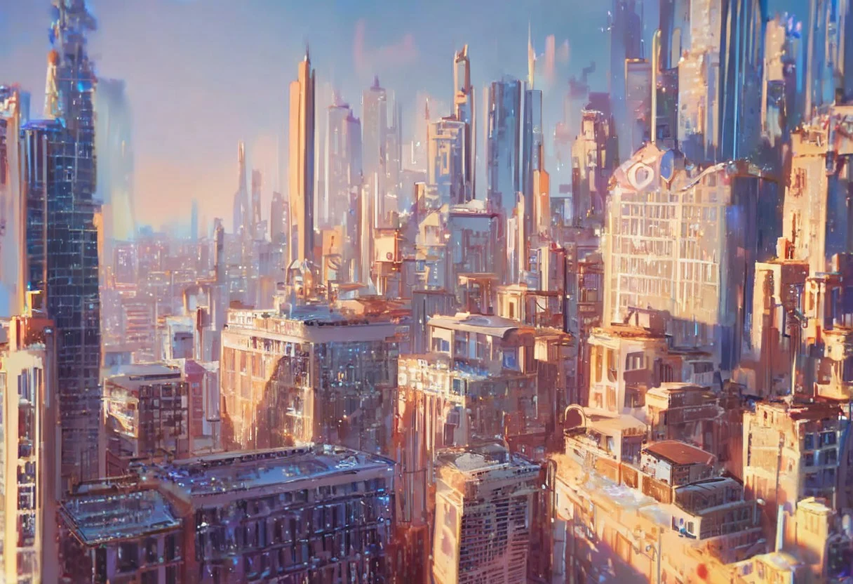 score_9, score_8_up, score_7_up, pmg style, cityscape, fantasy city