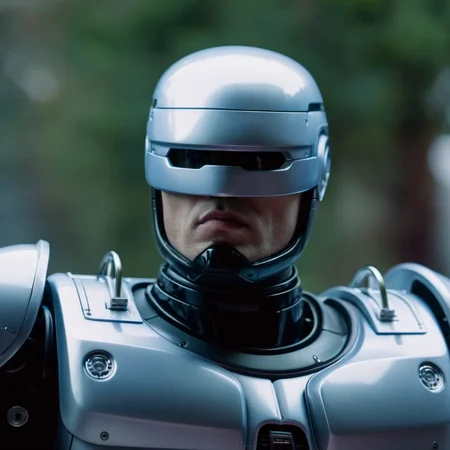cinematic film still of  <lora:RoboCop 1987:1.2>
RoboCop 1987 a  bald human with beautiful eyes, shallow depth of field, vignette, highly detailed, high budget, bokeh, cinemascope, moody, epic, gorgeous, film grain, grainy