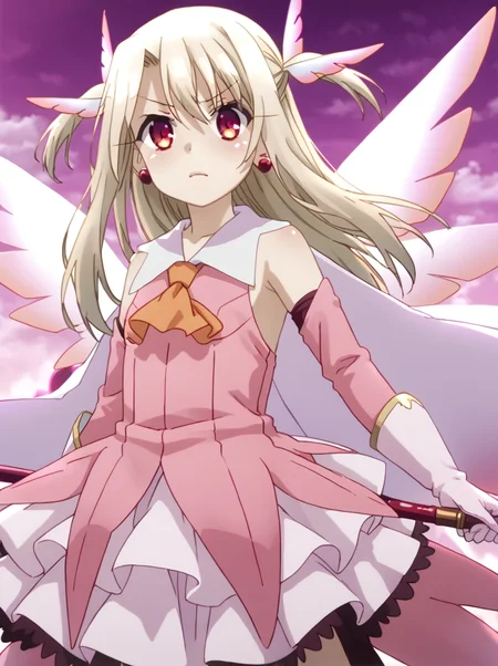 detailed background, shiny skin, rating safe, posing,
<lora:illya.pony:1>,
illya,
cowboy shot,