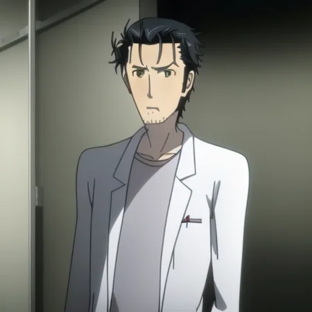 ((masterpiece, best quality)))
, solo, okabe-18000