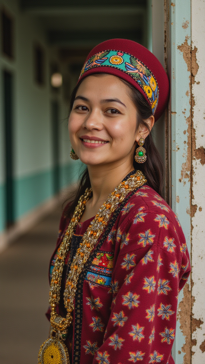 On a masterwork art portraying a (Yangon:1.1) , aidmaHyperrealism