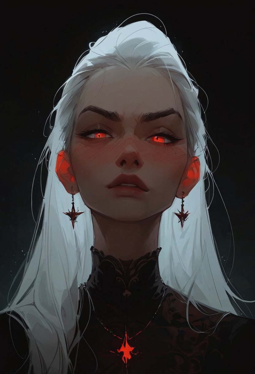 score_9,score_8_up,score_7_up,score_6_up,score_5_up, 1girl, sexy, hot, blush, intense red blush, face focus, sexy pose,  face focus, portrait, volumetric lighting:1.3, glowing, rim lighting,