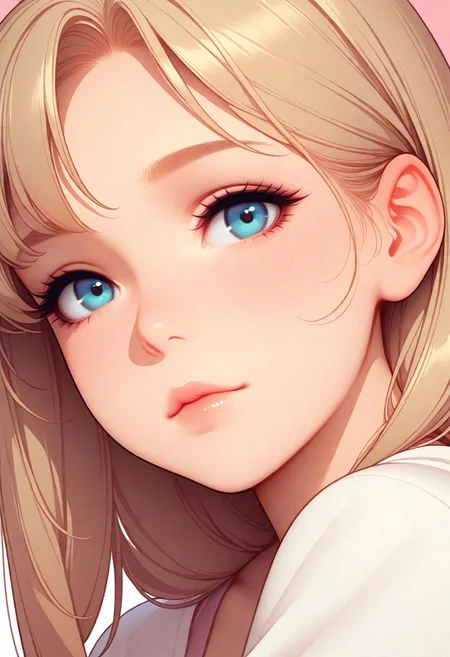 masterpiece, best quality, amazing quality, very aesthetic, flat colors, (artist:Tsuaii:1),
1girl, close up portrait,