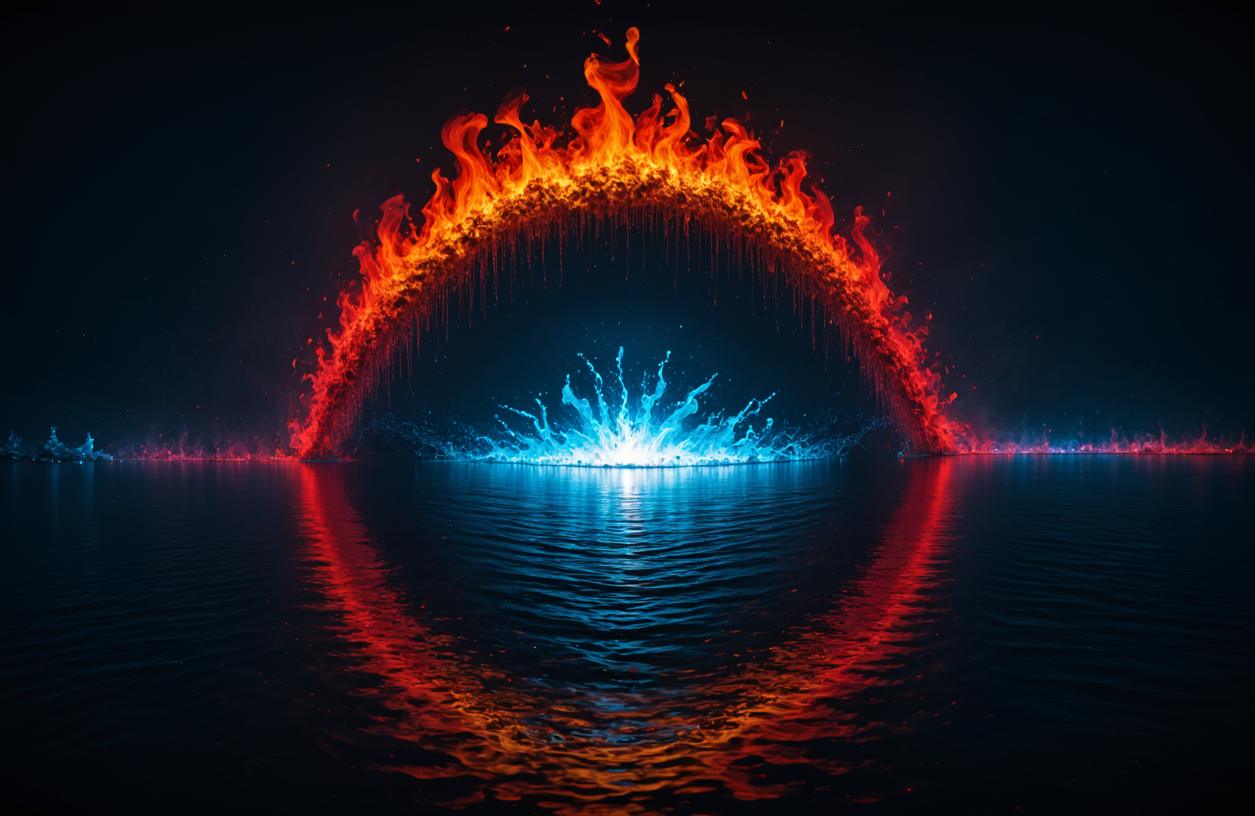 <lora:a1bs2trac1t:1>,a1bs2trac1t,background,abstract image,black,blue,red,fire,colorful,white,water,glowing,computer render,