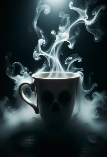 a haunted cup of coffee