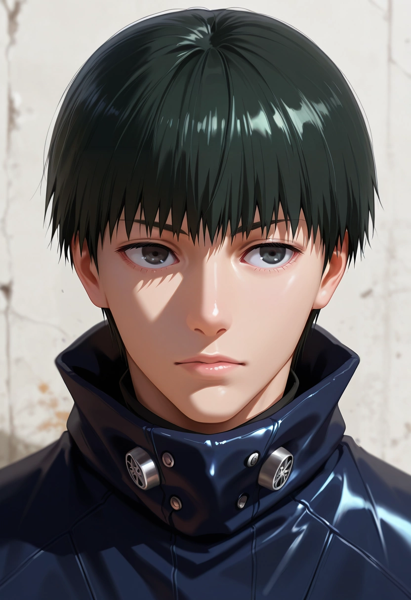 masterpiece, best quality, , (photorealistic:0.6), , 1boy, solo, male focus, <lora:ken_kaneki_ilxl:0.96>, ken_kaneki, black hair, black eyes, short hair, bangs, , , , ,