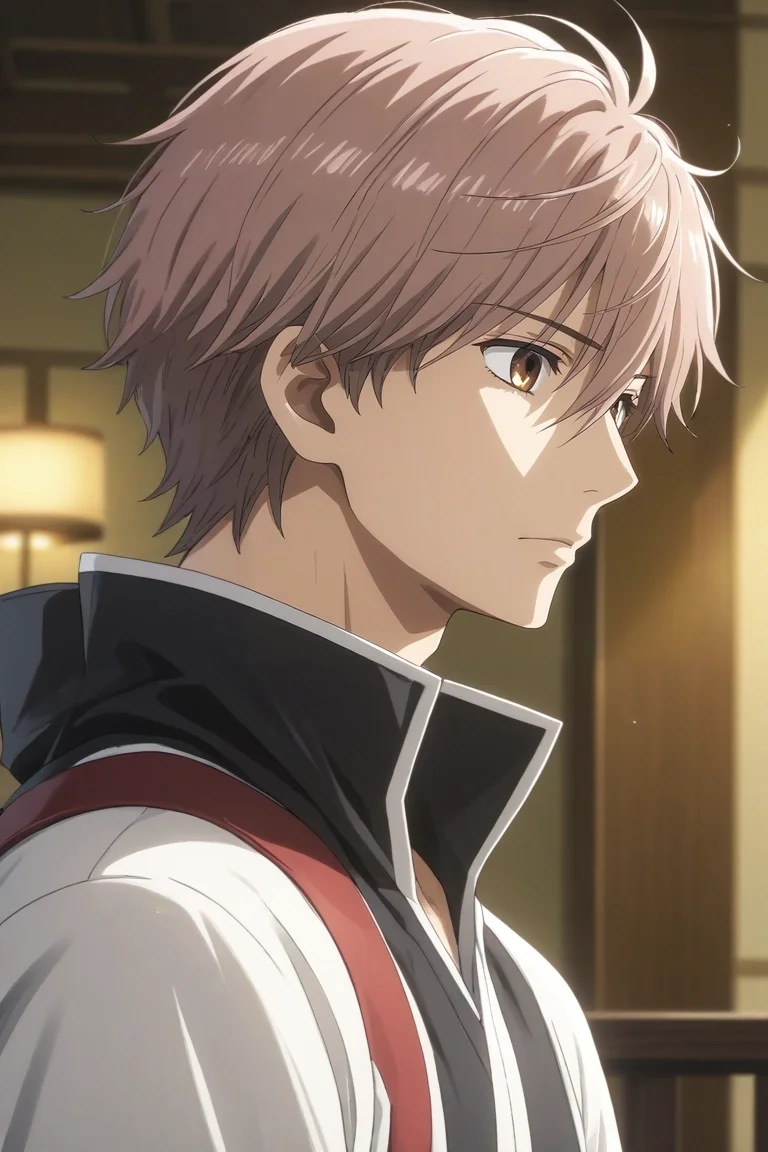 score_9, score_8_up, score_7_up, , rating_safe, intricate details, , , depth of field, 1boy, solo, male focus, <lora:taichi_mashima_pony:0.74>, taichi_mashima, brown hair, brown eyes, short hair, bangs, hair between eyes, profile, fantasy land, indoors, dark, twisted torso, relaxed, ninja costume, <lora:sdxl_lightning_8step_lora:1>