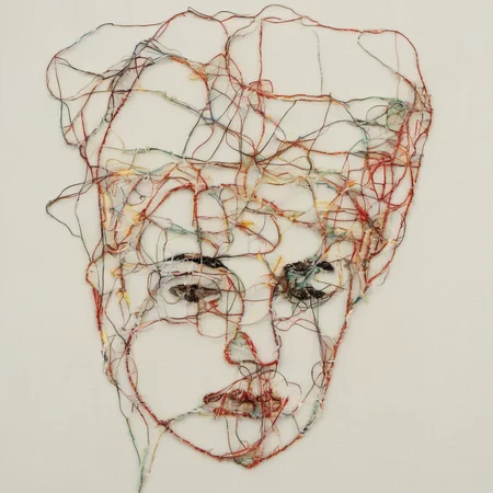 <lora:SDXL_needlework_Sa_May:1> needlework, Woman's head in an intricate geometric helmet
