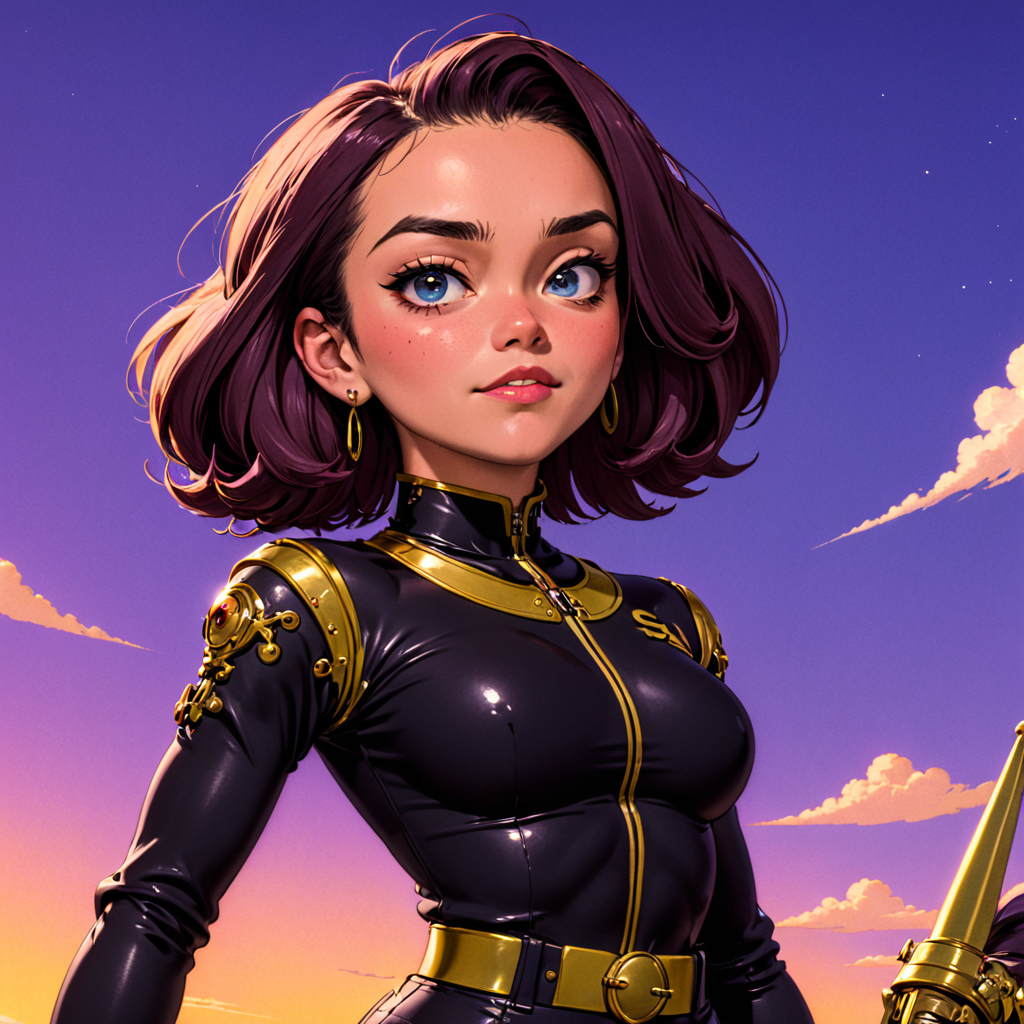 sdgen 1girl, powerful, low angle, detailed, sharp,  (sdgen_ti:0.9)