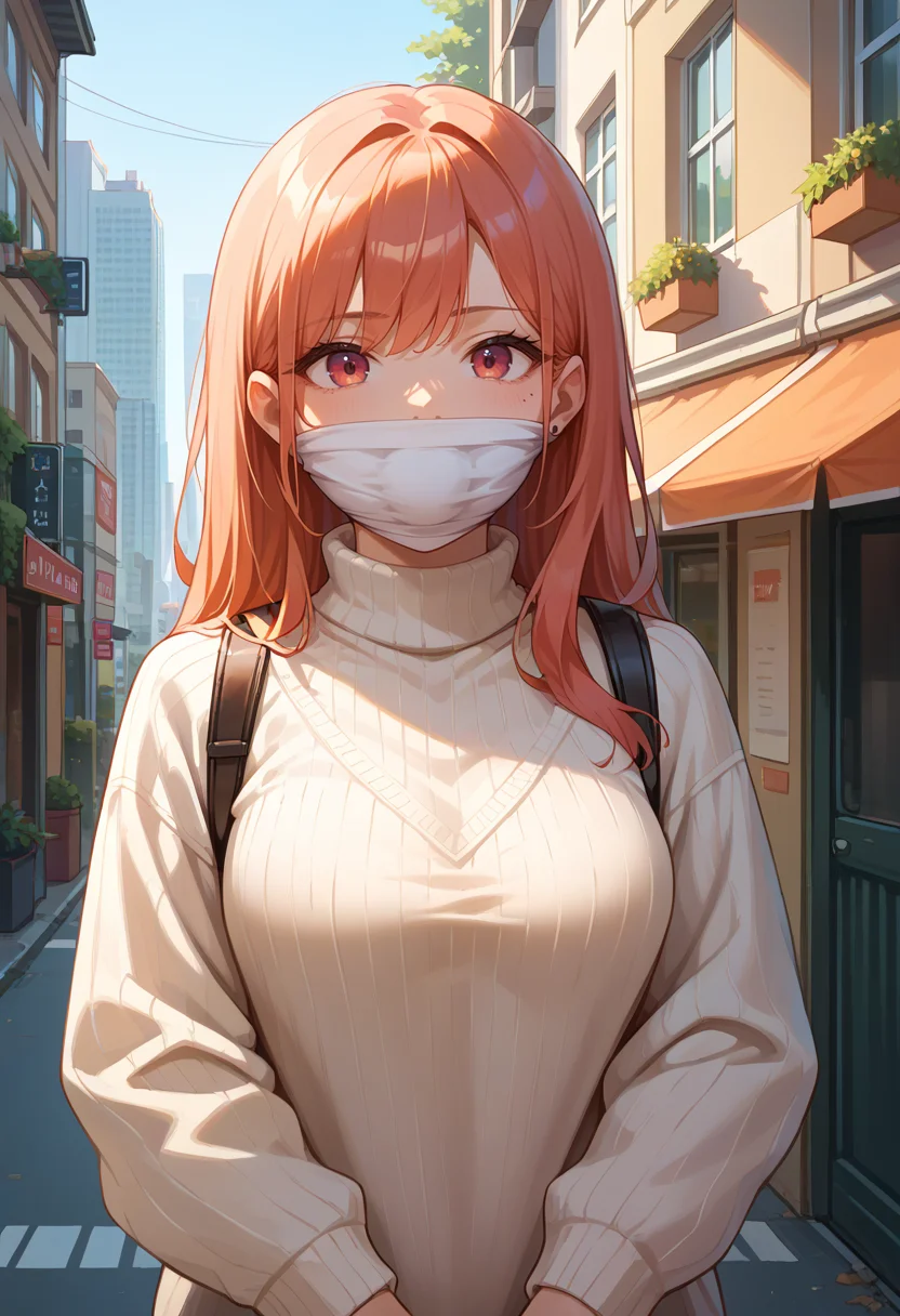 score_9, score_8_up, score_7_up,
1girl,breasts, sweater, long hair, 
solo, outdoors, cowboy shot,city, 
over the mouth gag,
<lora:otmstuffponyxl:1>