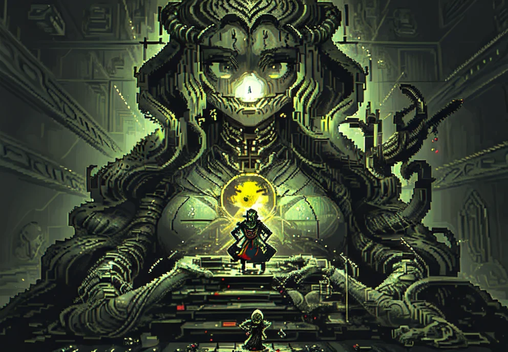 <lora:monsterg:0.55>,  <lora:mostg:0.45>,  <lora:dark  souls4:0.75>, 1girl, dark soul, detail background, ((mong)), [genbwpadukone_4t|mong], pixel art, 8-bit,
((pixal art \(style\))), pixal,