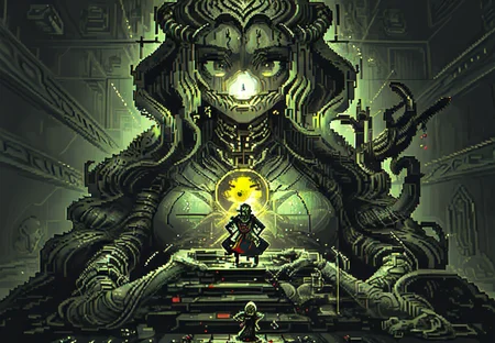 <lora:monsterg:0.55>,  <lora:mostg:0.45>,  <lora:dark  souls4:0.75>, 1girl, dark soul, detail background, ((mong)), [genbwpadukone_4t|mong], pixel art, 8-bit,
((pixal art \(style\))), pixal,
