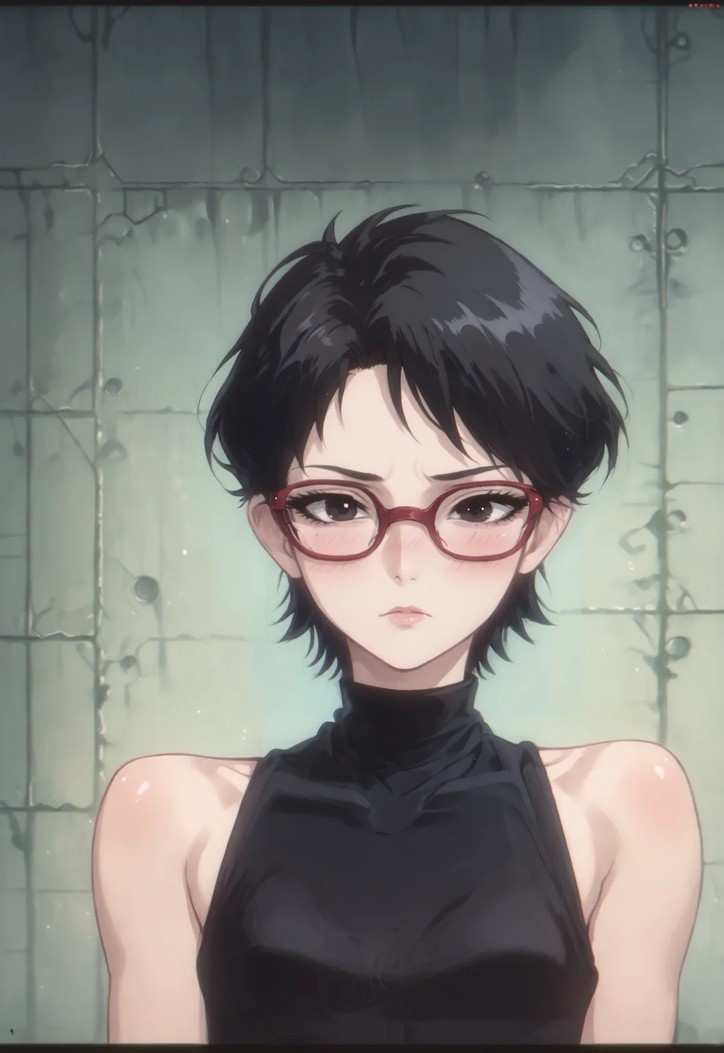 score_9, score_8_up, score_7_up, score_6_up, score_5_up, score_4_up,
BREAK
vintage, 1990s \(style\),
Long exposure photo of a uchiha sarada, bare shoulders, black eyes, black hair, blush, red framed glasses, short hair, <lora:Uchiha_Sarada_pony:0.8>, fullbody, awardwinning, amazing details, best quality, Blurred motion, streaks of light, surreal, dreamy, ghosting effect, highly detailed, pretty, fantasy,
(natural skin texture, hyperrealism, soft light, sharp),(close-up shot) artistic photoshoot,
<lora:OldAnimeStyle_XL_v3:0.75>