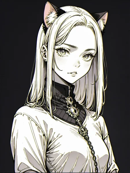 score_9, score_8_up, score_7_up, score_6_up, score_5_up, score_4_up, <lora:gl1tchm4ng4XLP:0.7> gl1tchm4ng4, 1girl, cat