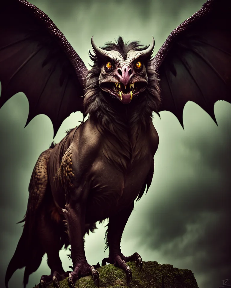 solo mid shot photo of a horror version of a chimera gryphon hybrid by tim burton and lovecraft
dark fantasy background, majestic, thrilling
ultra realistic highly detailed intricate photorealistic analog style photograph sharp focus, dramatic lighting by Rebeca Saray and Julius Horsthuis