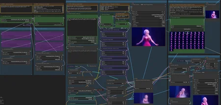 Hunyuan YAW 6.7 (Yet another workflow) T2V I2V V2V audio, extend, random-lora, preview pause, upscale, multi-res, interpolate,prompt save/load,teacache,new interface, Fast