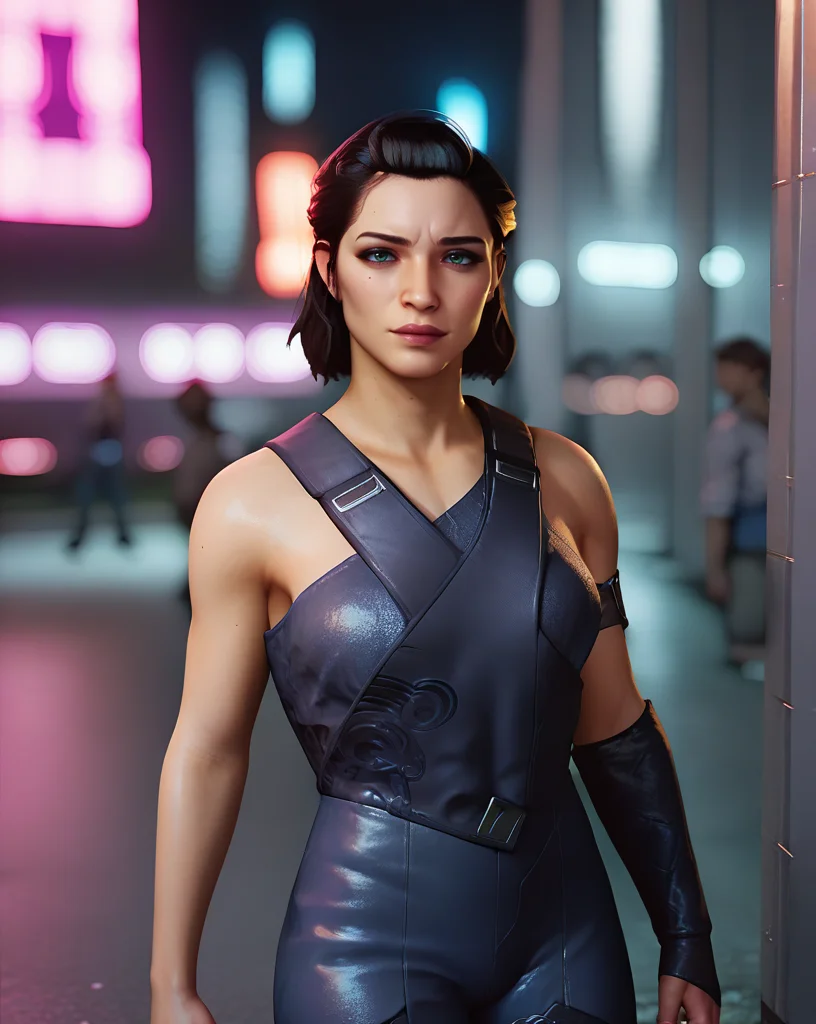 score_9, score_8_up, score_7_up, score_6_up, 1girl, Andreja Starfield , in a futuristic city, sci-fi , neon lights, <lora:Andreja Starfield-000030:1>