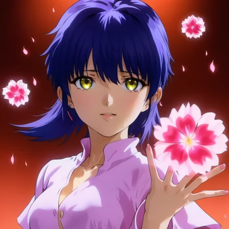 Ultra-realistic extremely detailed 8k masterpiece of a sexy woman using shooting ki blast from the palm of her hands, ki blast, extremely detailed eyes and facial features, dramatic epic lighting, awesome composition<lora:ki blast:0.9> <lora:sakura wars anime style:0.7> sakura wars anime style