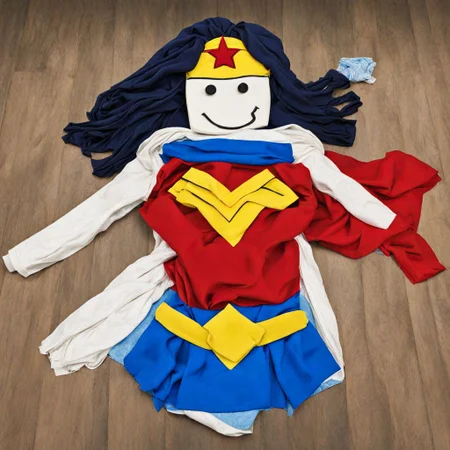 Wonderwoman LaundryArt <lora:LaundryArt_LoRA_r16:0.8>