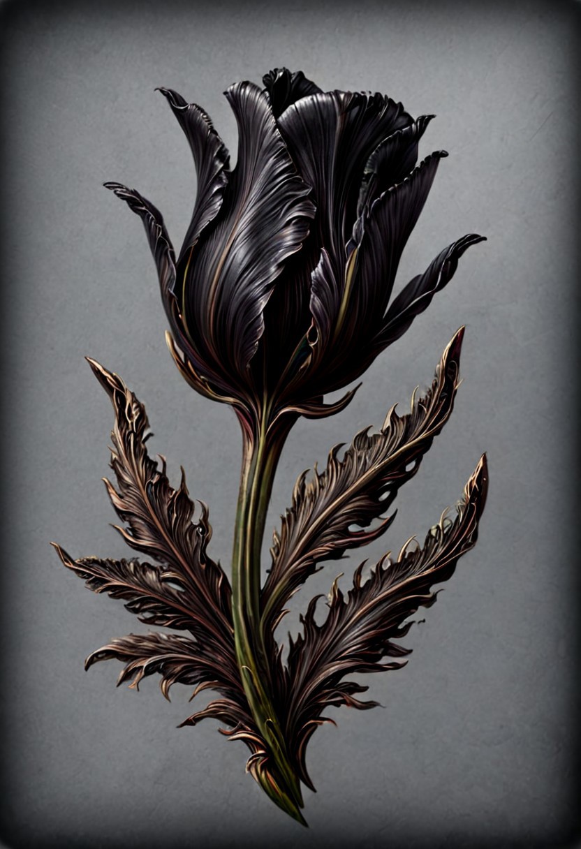 cg_darkscifi black tulip mm style flower ingrid-elias-style