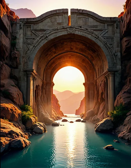 fantasy landscape:1.2
a vast desert, with rolling dunes, scorching sun, and a desolate atmosphere,
,
Graupel shower polishing rocks,
Noctilucent electric-blue veils,
Golden hour sidelight emphasizing texture,
Monsoon season river floods,
Sandstone arch bridges,
,
Mirror shards showing parallel worlds,
,
Shigeru Mizuki 
(masterpiece:1.4), (intricate details:1.4), (hyperrealistic:1.3),(painting:0.9),(ultra detailed:1.4), (8k resolution:1.3), (sharp focus), (dramatic perspective:1.1), (chromatic aberration:0.3), (film grain:0.2),
<lora:JuggerCineXL2:0.3>,
<lora:add-detail-xl:0.3>,
<lora:WildcardX-XL-Detail-Enhancer:0.4>,
<lora:xl_more_art-full_v1:0.7>,
<lora:ClassipeintXL2.1:0.3>,
<lora:Flux-XL_Scenery:0.3> flux-scenery ,
<lora:EnvyDramaticLightingXL01:0.7>
detailxl,