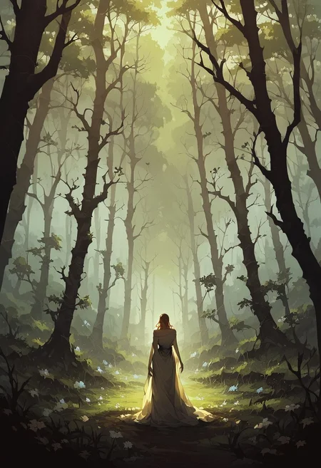 score_9, score_8_up, score_7_up, score_6_up, source_anime, masterpiece, high res, fantasy aesthetic,
BREAK,
1woman, ((mother earth)), (plants covering body), mossy, flowers, earth spirit, greenery, trees, silhouette, antlers, bark, leaves, vines,
Castlevania style, <lora:Castlevania_Style_XL:0.7>,