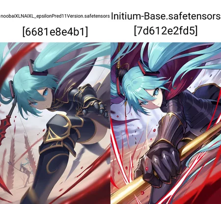 masterpiece, best quality, wearing armor, black armor, gold trim, gauntlets, greaves, cape, holding spear, dynamic pose, hatsune miku, blue eyes, outdoors, aura, foreshortening, angry, dutch angle, reaching towards viewer, unlimited blade works (fate), blood, leaning forward, fighting stance, battle, motion lines, motion blur, swinging, swing,