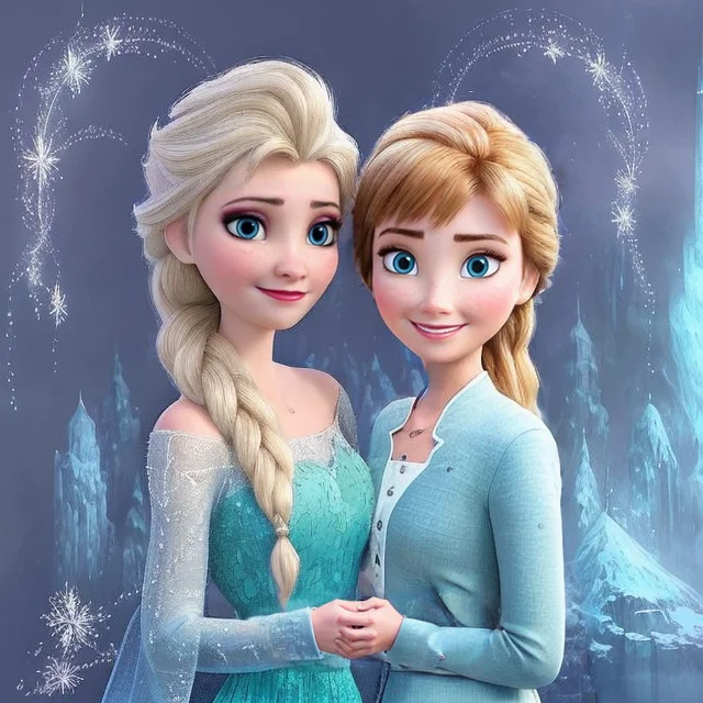 <lora:Wrise_Anna:0.7>
two women hugging, Looking at the camera