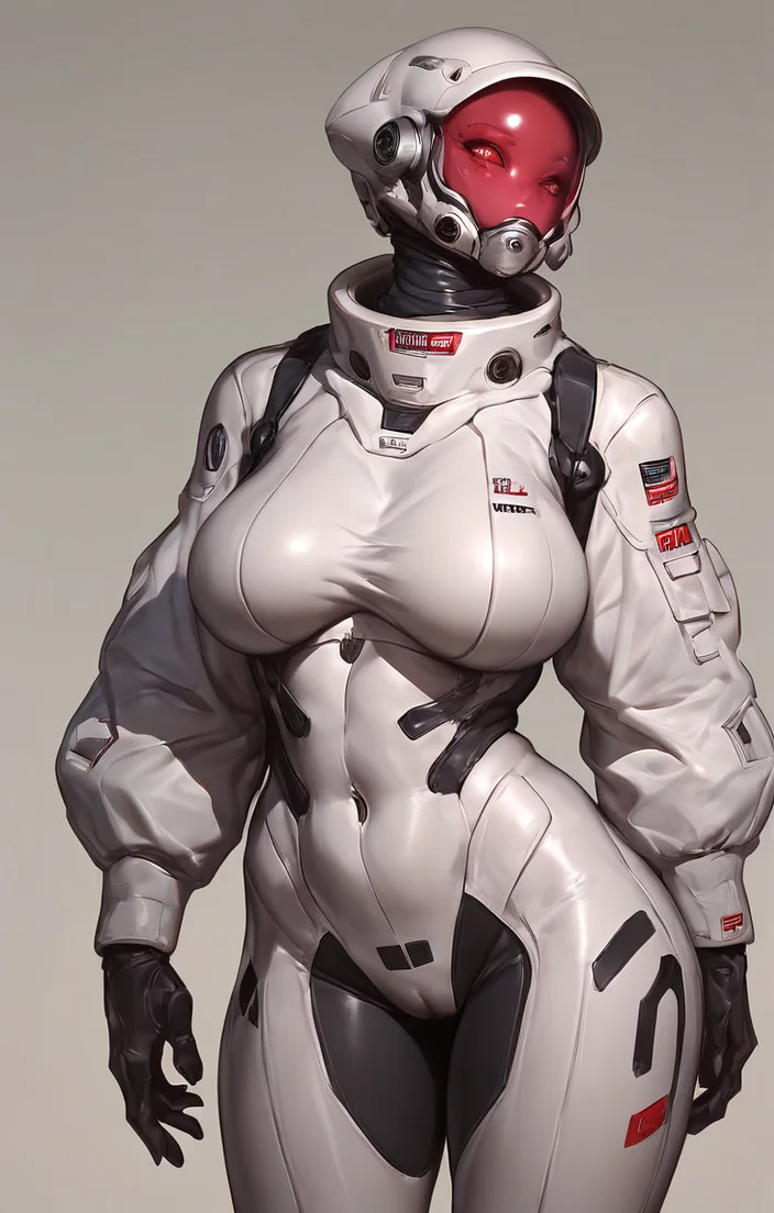 score_9, score_8_up, score_7_up,
 <lora:MechWear:.7>
1 girl,   plugsuit,  big boob, astronaut , front body, alien,