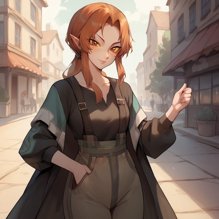 (2girls), 1girl, short girl, outdoors, city,  <lora:midna:0.7> , (midnaSDXL), long hair, red eyes, pointy ears, orange hair, ponytail, colored skin, helmet, wide hips, yellow sclera, colored sclera, one eye covered, multicolored skin, two-tone skin, midna, smile, hands on own hips, looking at viewer,  <lora:rororoV1:0.85> , 
(2girls), 1girl, outdoors, city, tall girl,  <lora:tp_hena_tphna_ponyxl_v1:0.85> , (tphna),  solo, freckles, 
score_9, score_8_up, score_7_up, score_6_up, score_5_up, source_anime, masterpiece