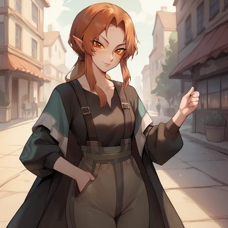(2girls), 1girl, short girl, outdoors, city, <lora:midna:0.7> , (midnaSDXL), long hair, red eyes, pointy ears, orange hair, ponytail, colored skin, helmet, wide hips, yellow sclera, colored sclera, one eye covered, multicolored skin, two-tone skin, midna, smile, hands on own hips, looking at viewer, <lora:rororoV1:0.85> ,
(2girls), 1girl, outdoors, city, tall girl, <lora:tp_hena_tphna_ponyxl_v1:0.85> , (tphna), solo, freckles,
score_9, score_8_up, score_7_up, score_6_up, score_5_up, source_anime, masterpiece