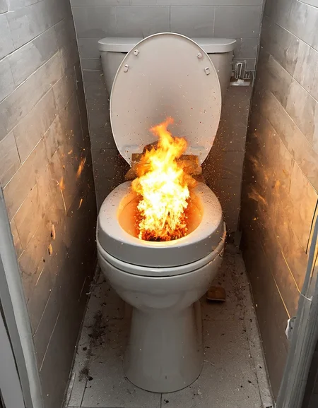 Explosion Artstyle coming from a white toilet bowl, surreal, disturbing, photorealistic, high resolution, beautiful, highest quality, masterpiece, highly detailed,  <lora:add-detail-xl:0.85> <lora:Explosion Artstyle - Trigger is Explosion Artstyle:1>