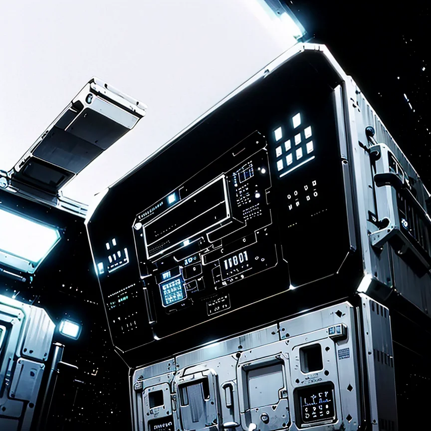 no characters, space ship, control panels, buttons