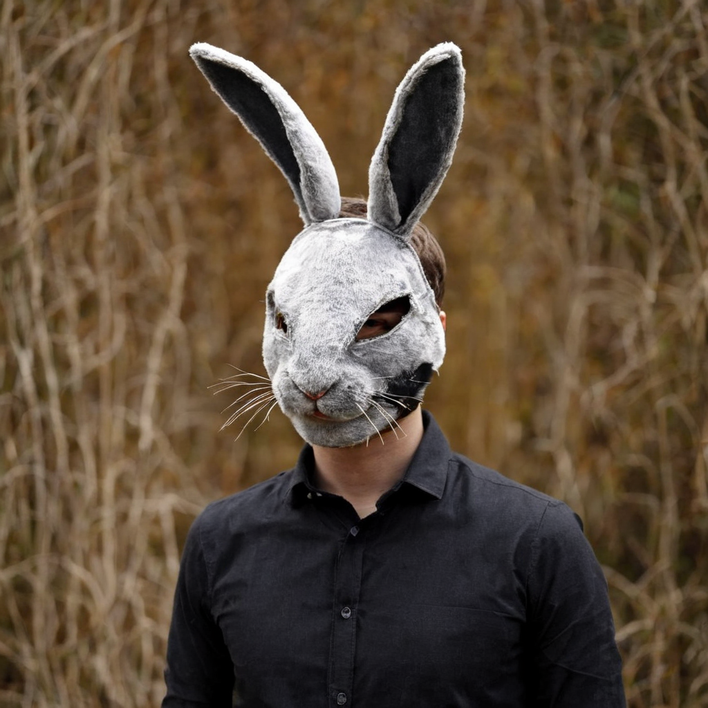 <lora:SDXL_Mask_Sa_May-000005:1> mask, a person in a bunny mask