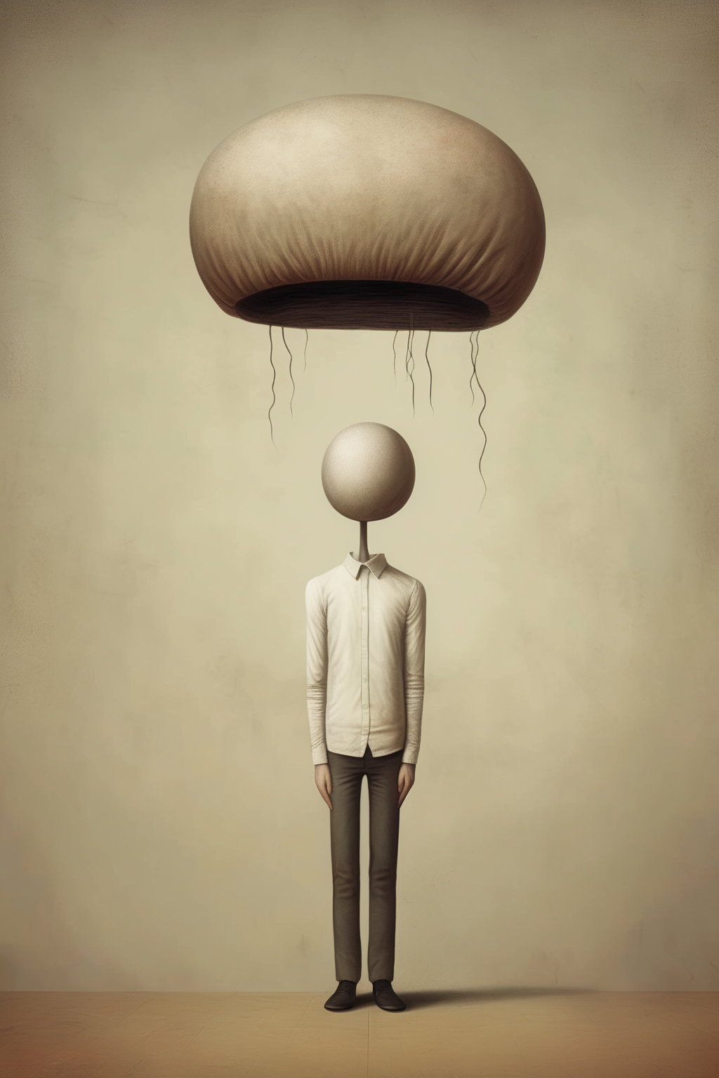 <lora:Gabriel Pacheco Style:1>Gabriel Pacheco Style - a person who only has a head. His arms grow on the side of his head and his legs grow on the bottom of his head.