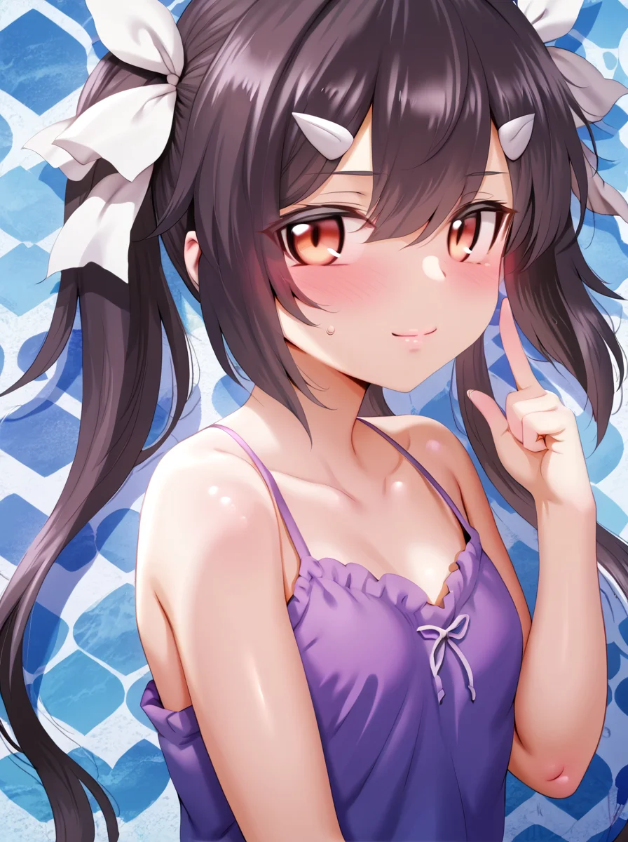 detailed background, shiny skin, posing, rating safe,
<lora:mdastarou.pony:1>
mdastarou, miyu,
casual clothing, upper body,