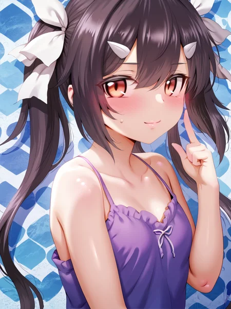detailed background, shiny skin, posing, rating safe,
<lora:mdastarou.pony:1>
mdastarou, miyu,
casual clothing, upper body,