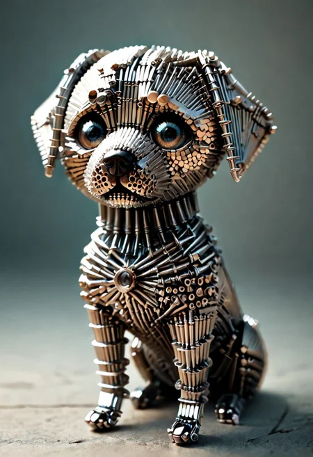 score_9, score_8_up, score_7_up, score_6_up, a cute chibi dog with big eyes, interesting background, challenge winner picture, make it appeal to a AI judge, fastenerswm