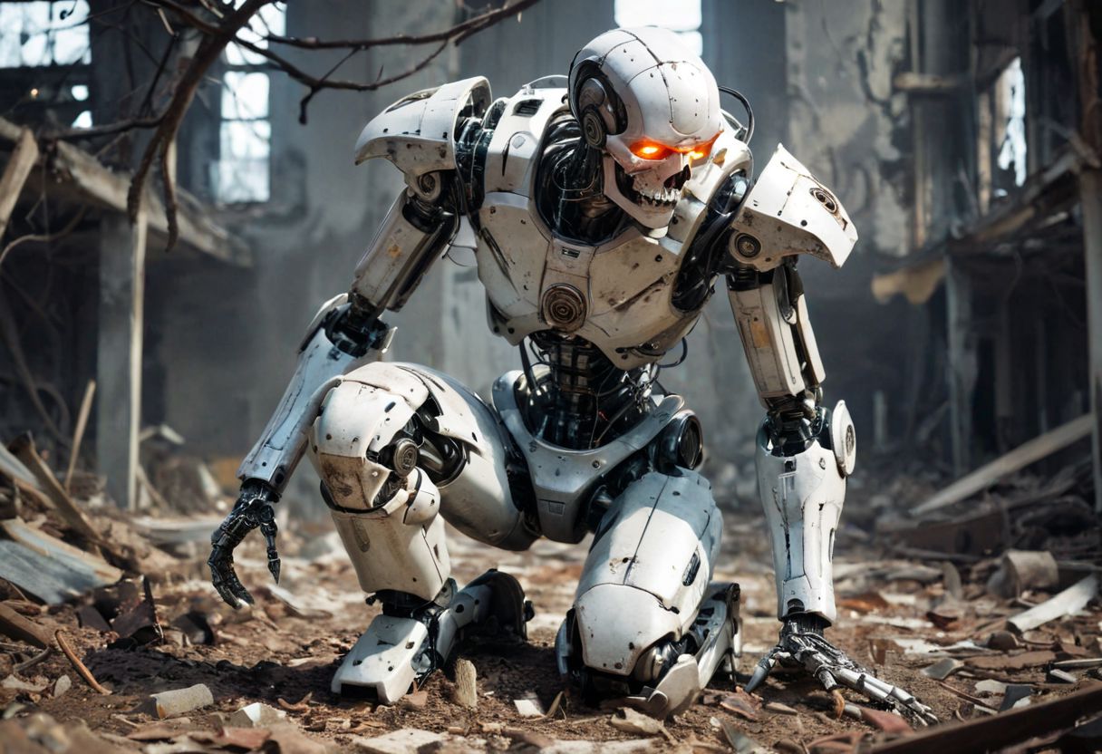 school-aged heroine with determined expression in tattered uniform, channeling verdant aura and conjuring swirling vines and floral rebirth across skeletal husk of lost metropolis's shattered avenues and smothering fallout, robotic falcon protector perched on cracked asphalt bearing hopeful witness to her regenerative powers clawing life from ashes of civilization's scorched collapse