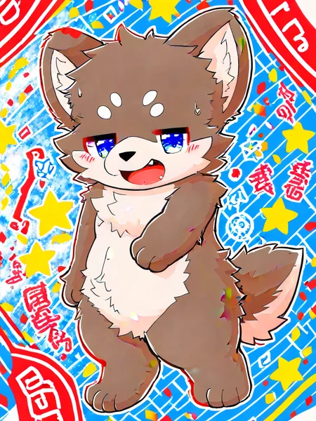 ((((sdgs4levelonerubili)))), 1boy, furry, solo, score_9 <lora:levelonerubili-clean:1>, detailed background