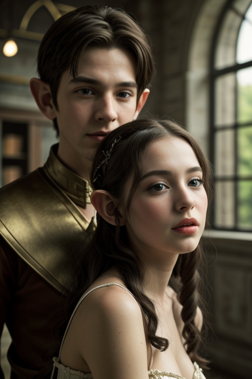 1girl and 1boy,fantasy, elf
<lora:LCM_LoRA_Weights_SD15:1>
 <lora:ImageEnhance2:1> <lora:CharacterEnhance:1>