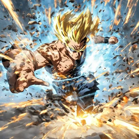 man fighting enemy, guns, power attack, finishing move, action shot