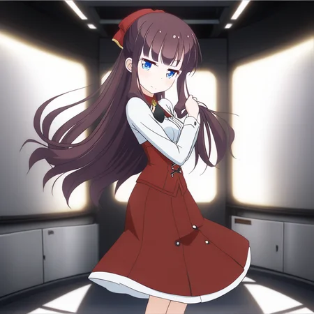 1girl, takimoto hifumi, new game
full body
frilled intricate long_skirt pannier bustier corset crinoline
Low-Key Lighting
looking at viewer
holding hair, head-tilt
from side
Bioengineering Facility
<lora:TakimotoHihumi_adamw_sdxl:1>