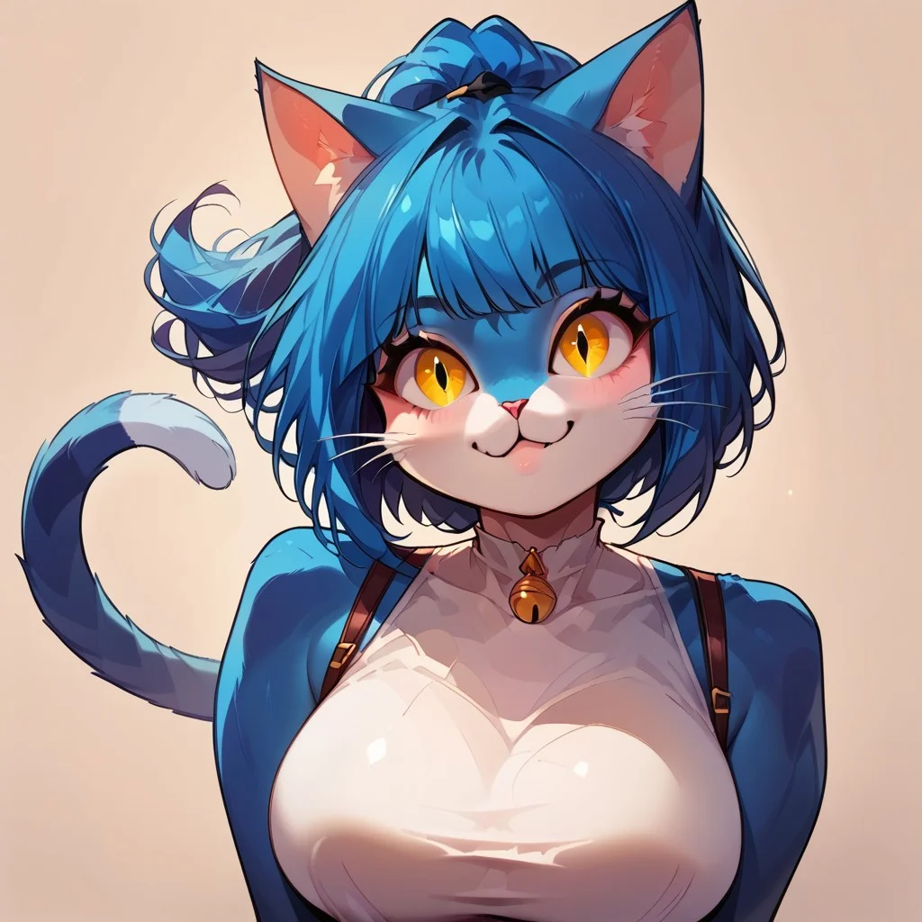 Audr3yC4t, blue anthro cat,
