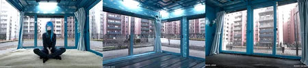 (otherworldly), highly insanely detailed, masterpiece, top quality, best quality, highres, 4k, 8k, RAW photo, (very aesthetic, beautiful and aesthetic),
1girl, asian female, facing viewer, turtleneck, pants,
<lora:MM5-v1:0.8>, blue wall, window, sitting, Magic Mirror Car, MM5, indoors,
1girl, solo,
(__lazy-wildcards/char/haircolor__),âââ