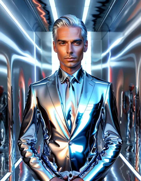chromelora, 1man, portrait, chrome skin, chrome hair, chromelora, 1man, portrait, chrome skin, chrome hair, beautiful, glowing, vivid colors, intricate background, strong focus, highly detailed, cinematic, flawless composition, elegant, calm, complex, color, cool dynamic, full detail, enhanced light, inspired, rich deep expressive artistic, fine colorful, surreal, symmetry, iconic, excellent, delicate, pretty
