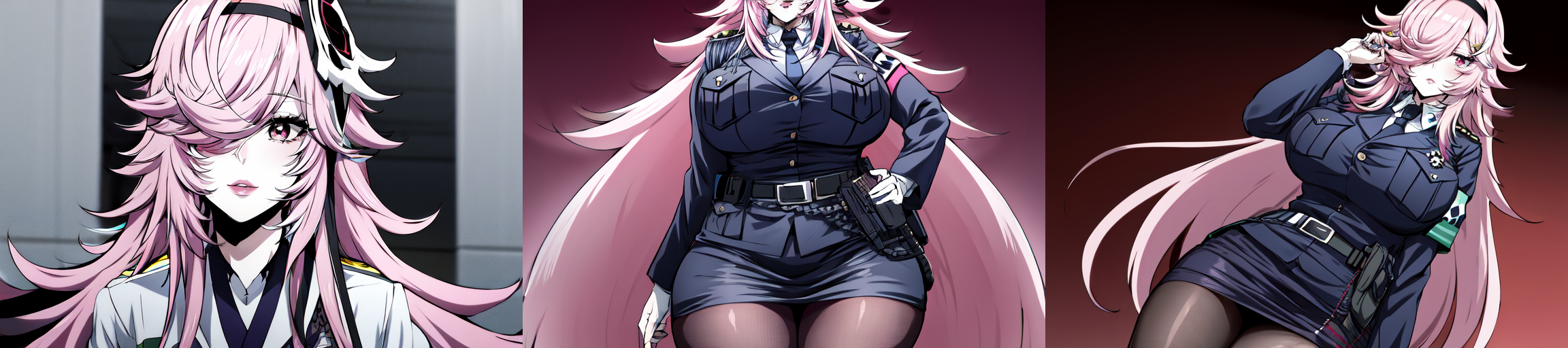 highly insanely detailed, masterpiece, top quality, best quality, highres, 4k, 8k, RAW photo, (very aesthetic, beautiful and aesthetic), 
__lazy-wildcards/cosplay-char/tenkuu_shinpan/yayoi_kusakabe/prompts__, 
<lora:Yayoi_Kusakabe:0.8>, 
(1girl:1.3), 1other, 
__lazy-wildcards/dataset/background__,âââ