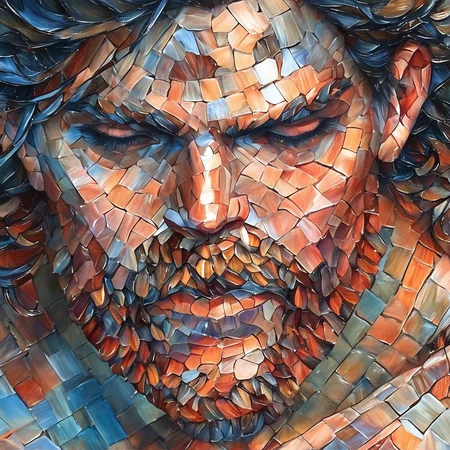 score_9, score_8_up, score_7_up concerto, marcato, traditional country no humans, ArsMJStyle, Mosaic art <lora:ArsMJStylePony_-_Mosaic:1>