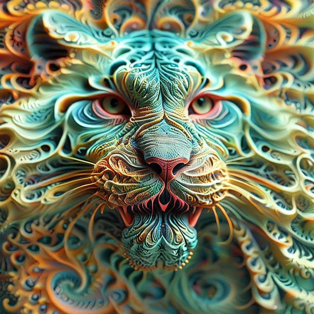 fractalex tiger<lora:fractalex:1>