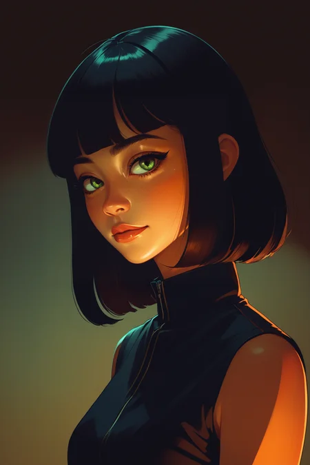 <lora:EnvyDigitalIllustrationXL01:0.40> by (((Victo Ngai) and Arturo Souto) and Artur Nikodem) and Hajime Sorayama, chiaroscuro, low-key, dark <lora:dark_atmospheric:0.75> , shallow depth of field